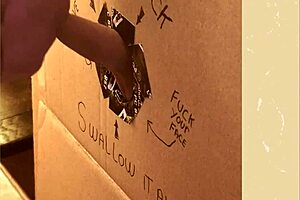 homemade amateur gloryhole blowjob sucking throbbing cock