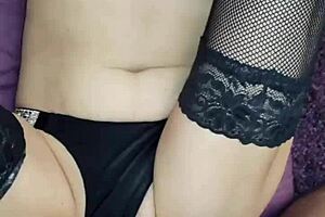 Skinny Mature Milf in Lingerie Stockings Homemade Passion Fuck