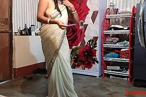 Indian Teacher Madam Fucks Husband Hard in Saree at Home