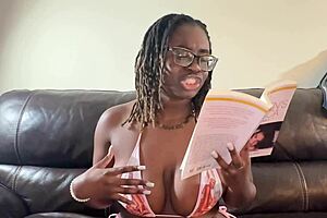 Tee Vuitton Reads For You In Goth Costume