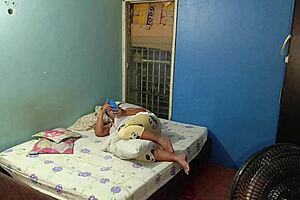 Colombian bbw latina gets fucked in guest room pov