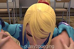 TRUE FACIALS Samus Takes MASSIVE CUMSHOTS Straight To Her Face!