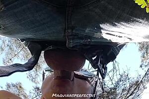 I surprised the cameraman with a backstage blowjob and deepthroat