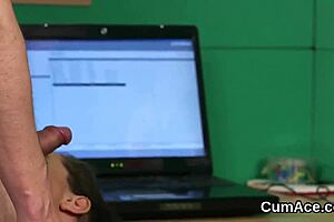 wicked centerfold bombshell slurps bukkake cum from face hungrily