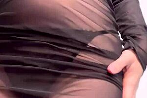 Ellie Rowyn dances teasing ass in sheer dress worship me?