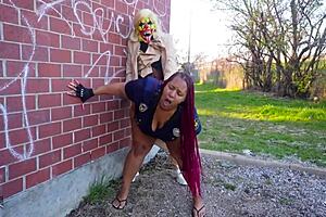 Charlie Nasty Chooses Public Outdoor Sex With Monster Cocks In Chicago