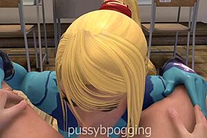 TRUE FACIALS Samus Takes MASSIVE CUMSHOTS Straight To Her Face!