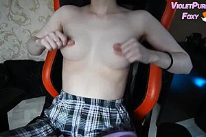 i play with my virgin nipples till explosive solo orgasm