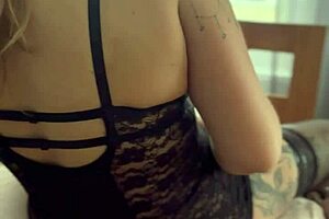 Window Tease Reveals Bare Pussy Flash