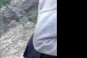 Caliente Puta Gets Spanked Creampie Outdoors