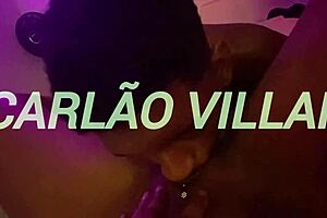 yo this brazilian brunette's big pussy squirts from tongue fucking hard