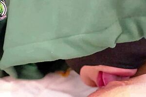 thai maid ninew milks boss cock with huge tits in steamy creampie roleplay