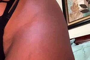 Ebony Nyla Storm Twerks Big Booty While Vibrating Wet Pussy