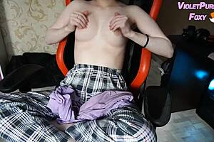 i play with my virgin nipples till explosive solo orgasm