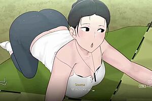 friend rails milf pussy relentlessly at camp ntrman part 1