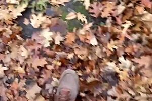 caught licking her ass outside in the snow and giving multiple cumshots