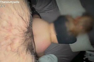 Latina with big ass bent over for intense doggystyle session