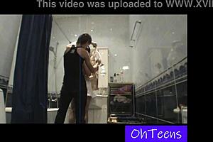 Teen Bath Fun Splashing Wet Together Free Video