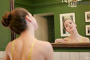 flamy nika splashes in playful bath time