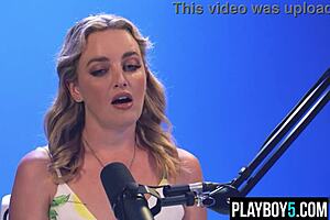 Aussie blonde milf charlie forde masturbates wildly in casting interview