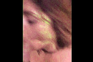 damn, this amateur latina milf's deepthroat in lingerie is unreal sucking!