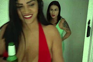 Bent Over Latina Beauties Tease Big Cocks Backstage in Mattos Movies