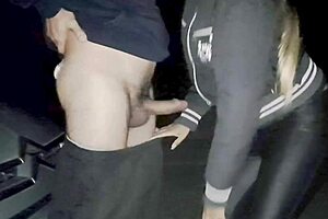 STREET SEX WORKER TAKES ANAL CREAMPIE