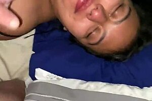 WATCH THIS TEEN TAKE MASSIVE FACIAL CUMSHOT ALL OVER HER GLASSES!
