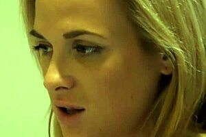 Two perfect teens suck and fuck in wild threesome action!