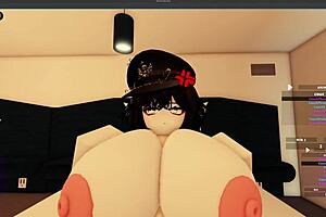 dxrk craves monster futanari cock pounding big tits ass