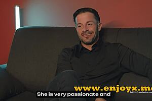 valentina nappi deepthroats massive cock then rides it in hd stockings bliss