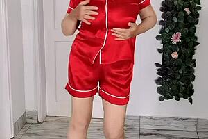 horny mature milf strips teases blowjob cumshot huge natural tits