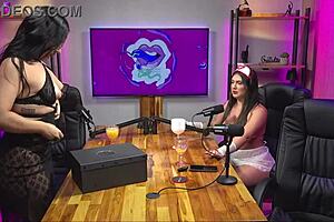 famous latina model dives into wild lesbian licking frenzy