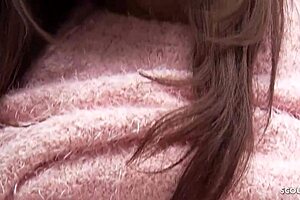 petite japanese seduces guy into femdom licking hairy pussy uncensored