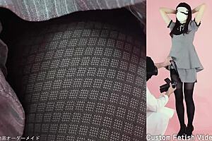 Pantyhose Legs Tease Fuels Intense Fetish Craving