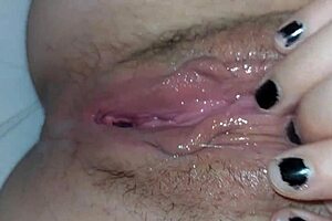 Spectacular Cumshot Fills Azulhad4's Tight Argentinian Vagina After Wild Fuck!