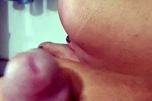 Milf Grips Young Cock Tight During Steamy Movie Frenzy