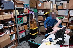 petite russian thief stripped and dominated hard by strict office officer