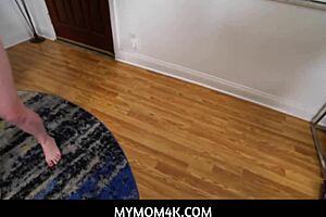 blonde milf sydney paige strokes my cock with her sensual handjob pov