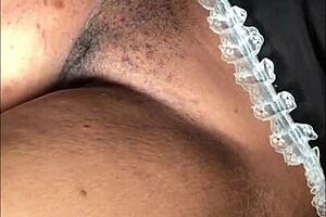 Fucking Curvy Ebony Beauty's Tight Pussy in Bedroom