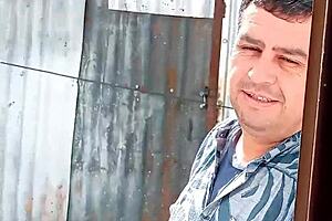 older guy can't resist pounding horny young babe in kitchen