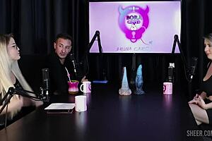 mary red queen's sheer lingerie casting compilation exposes bruna carlos wild side