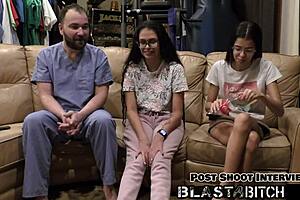 Latina nurse dominates patient pov facefuck backstage gloves