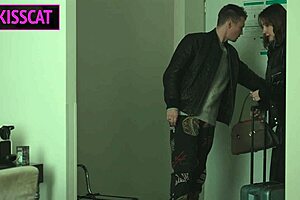 Hotel room shortage sparks milf rimjob rimming leading to vacation bed sex