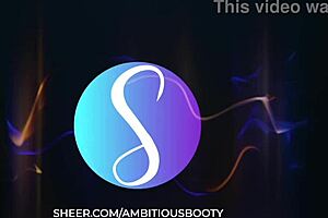 pornstar bathes big booty shaking it on massive dildo in steamy shower