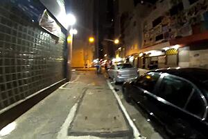 Brunette milf hammers thick cock hard