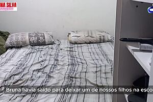 fodendo esposa escondido apos briga creampie cuckold lick pussy