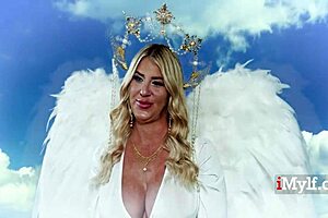 lolly dames rides giovanni's juicy cock loving her massive boobies bounce