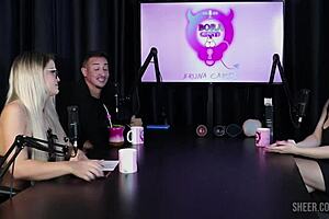 mary red queen's sheer lingerie casting compilation exposes bruna carlos wild side