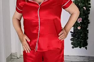 horny mature milf strips teases blowjob cumshot huge natural tits